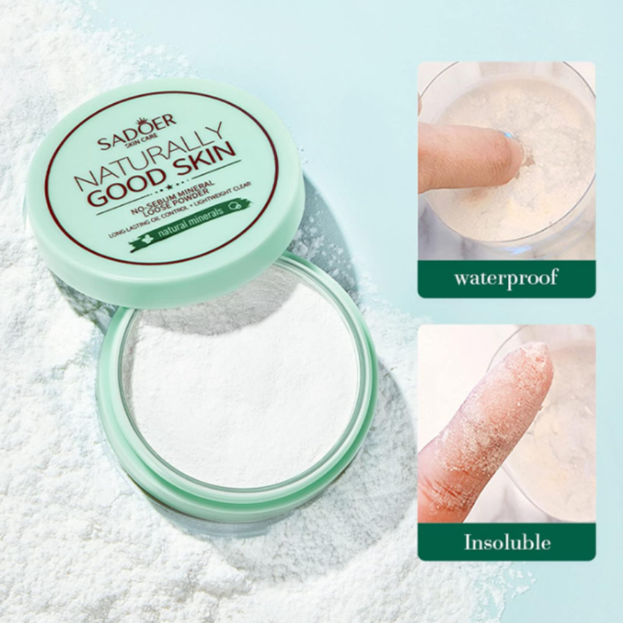 Polvo Mineral Facial Para Controlar El B