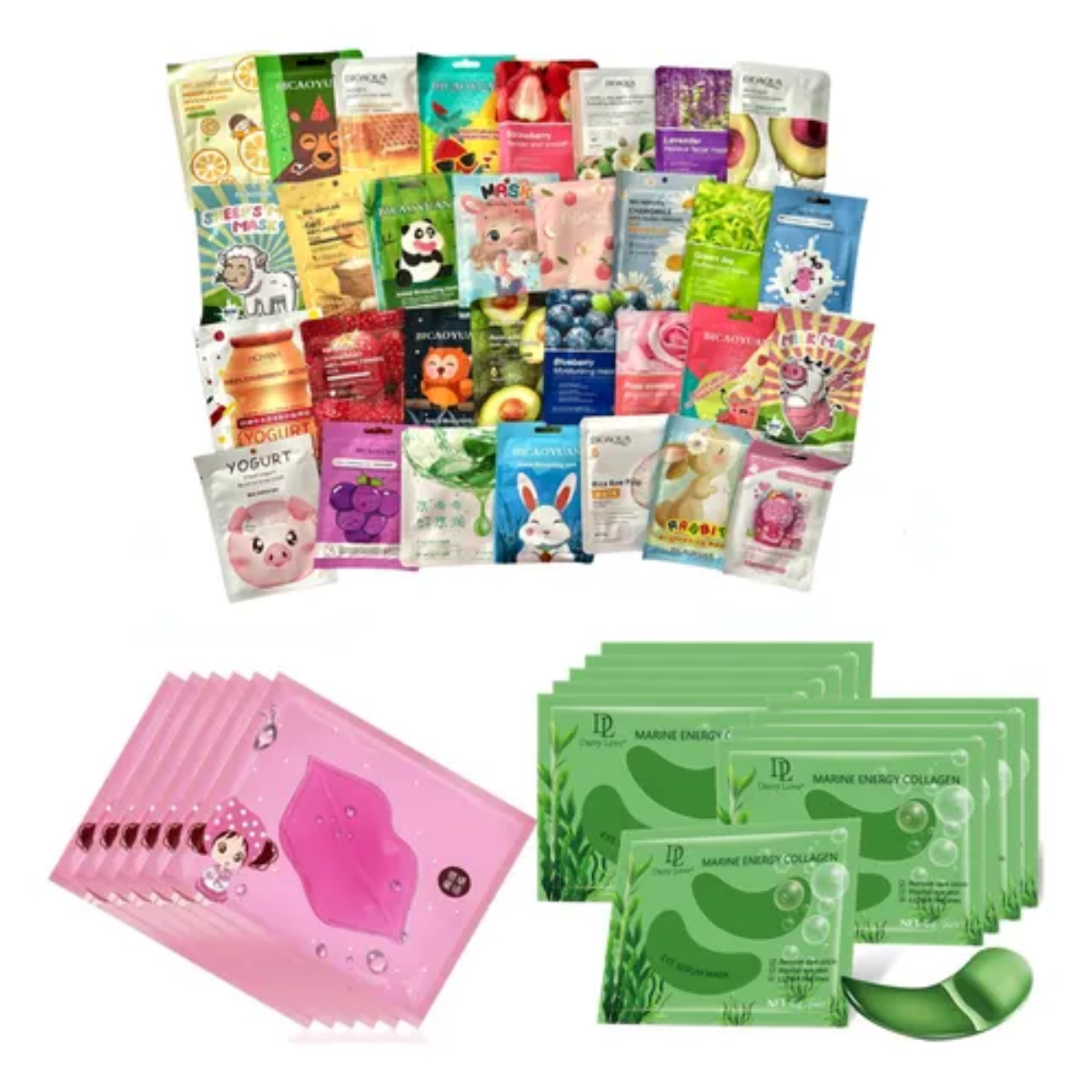 Super Kit Facial 50 Piezas Mascarillas