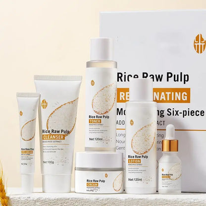 Bioaqua Glow – Kit Facial Coreano Rejuvenecedor de 6 Pasos