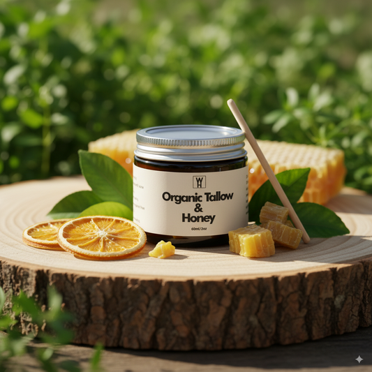 Beef Tallow Balm with Honey & Beeswax