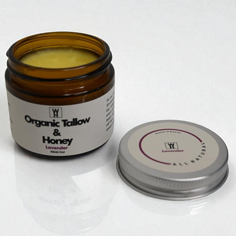 Beef Tallow Balm with Honey & Beeswax