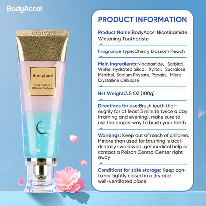 Bodyaccel Niacinamide Whitening Toothpaste