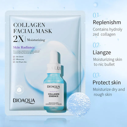 20Pcs BIOAQUA Centella Collagen Face Mask 