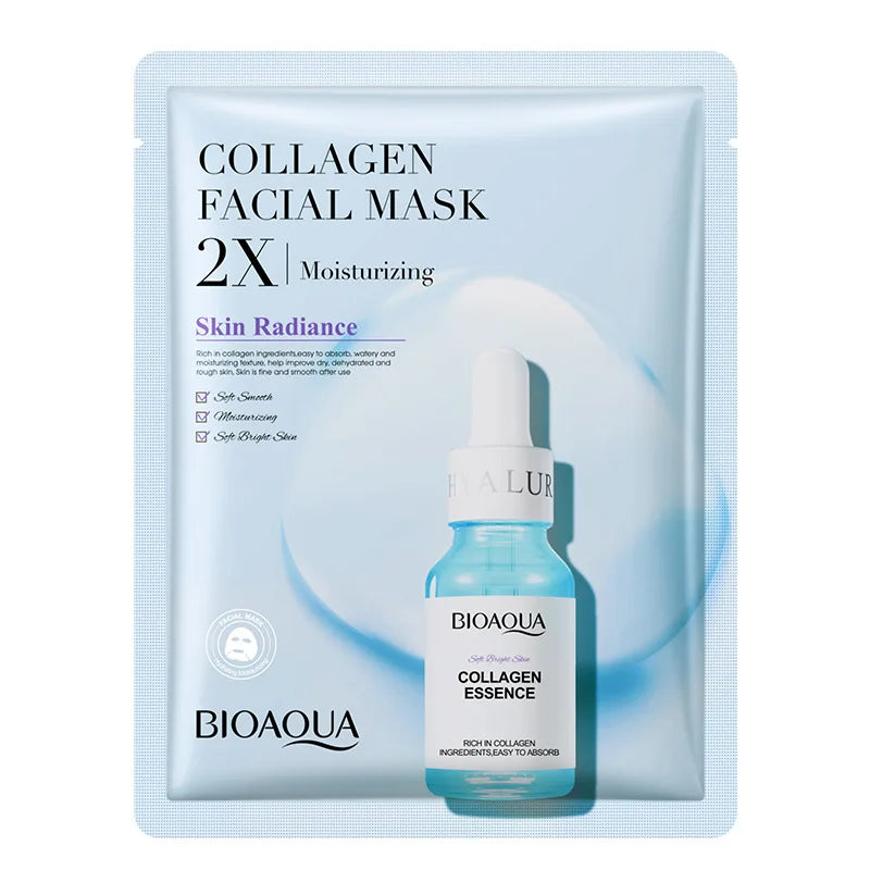 20Pcs BIOAQUA Centella Collagen Face Mask 