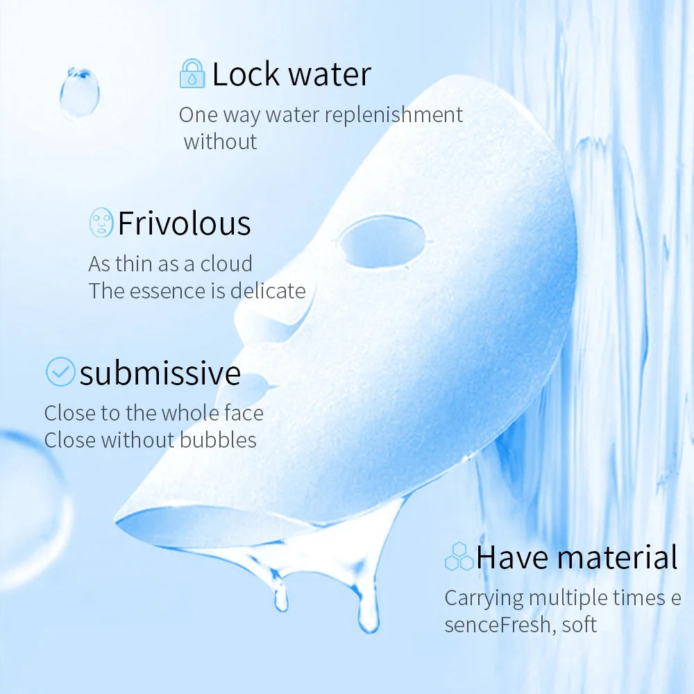 20Pcs BIOAQUA Centella Collagen Face Mask 