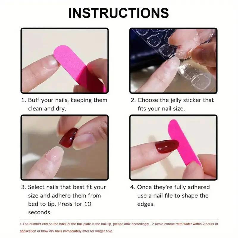 Solid Nails – Reusable 3D Gel Press-On Nails