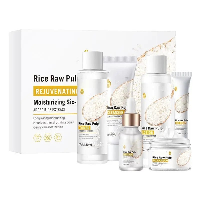 Bioaqua Glow – Kit Facial Coreano Rejuvenecedor de 6 Pasos